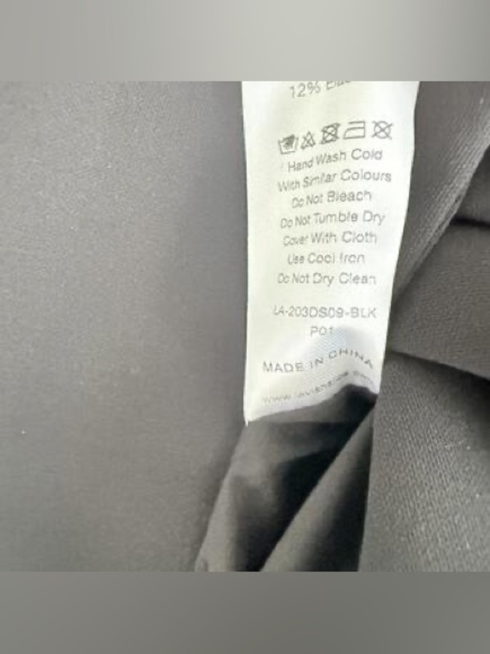 Lavish Alice Black Collar Blazer Dress with Crystal Diamanté Shoulder Accents - Picture 9 of 9